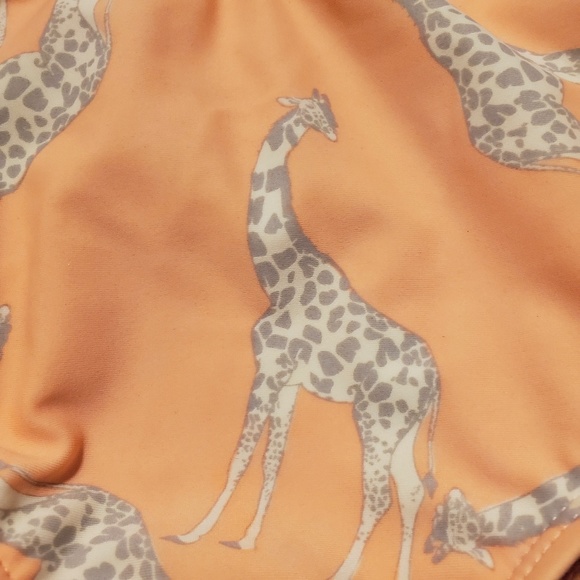 Girls Jessica Simpson Giraffe Keyhole Swimsuit 12M - Picture 3 of 5